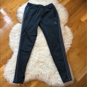 ADIDAS GREY TRACK PANTS